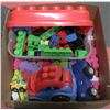 Image 1 : LARGE BOX FULL OF MEGA BLOCKS INCLUDING