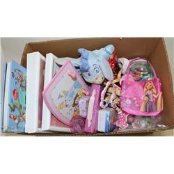 BOX OF WALT DISNEY PRODUCTS INCL. COAT