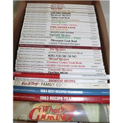 LARGE BOX OF ASSORTED COOK BOOKS