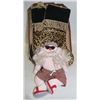 Image 1 : BOX WITH 5 NEW LEOPARD STOCKINGS AND SNORING SANTA