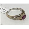 Image 2 : #6-18K GOLD RUBY RING SIZE 6.5