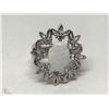 Image 1 : #10-STERLING SILVER OPAL & CZ RING SIZE 7