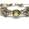 Image 1 : #13-STERLING SILVER CITRINE BRACELET