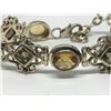 Image 2 : #13-STERLING SILVER CITRINE BRACELET
