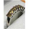Image 3 : #23-STERLING SILVER CITRINE RING SIZE 6
