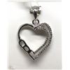 Image 1 : #24-STERLING SILVER DIAMOND PENDANT