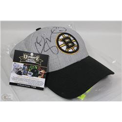 ADAM SANDLER " HAPPY GILMORE" SIGNED BRUINS HAT W/