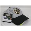 Image 1 : ADAM SANDLER " HAPPY GILMORE" SIGNED BRUINS HAT W/