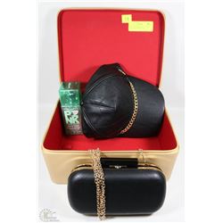 NEW LADIES BEBE  CLUTCH PURSE WITH GOLD TONE