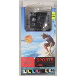 NEW 1080P SPORTS ACTION CAM WITH MOUNTS