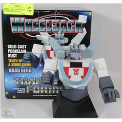 WHEEL JACK  TRANSFORMER COLD CAST PORCELAIN BUST