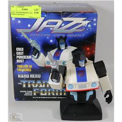 JAZZ  TRANSFORMER COLD CAST PORCELAIN BUST