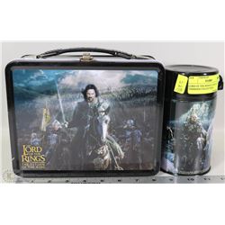 LORD OF THE RINGS LUNCH KIT & THERMOS COLLECTIBLE