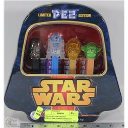 LTD ED. STARWARS PEZ COLLECTIBLE DISPENSERS SET