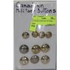 Image 1 : CANADIAN MILITARY BUTTONS