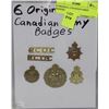 Image 1 : 6 ORIGINAL CANADIAN ARMY BADGES