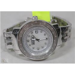 FREEZE WATCH WITH MOTHER OF PEARL FACE AND FLECKS