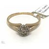Image 1 : #40-10K GOLD DIAMOND RING SIZE 7.5