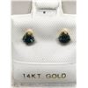 Image 2 : #50-14K GOLD DIAMOND EARRINGS
