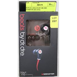 REPLICA BEATS BY DR DRE EARBUDS (BLACK)