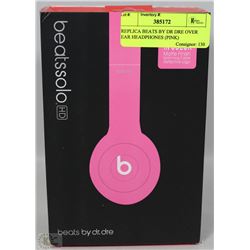 REPLICA BEATS BY DR DRE OVER EAR HEADPHONES (PINK)