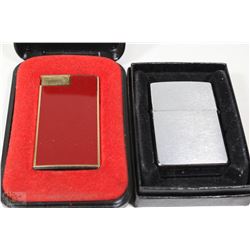 A PAIR OF LIGHTERS – ZIPPO AND ST. JACQUES