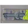 Image 1 : 1986 CANADIAN $5.00 BILL