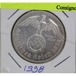 NAZI 1938  ADOLF HITLER MEDAL