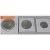 Image 1 : 1967 SILVER DOLLAR ,1967 SILVER 50 CENTS & 1967