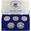 Image 1 : KLONDIKE DAYS FIRST FIVE YEARS 1968-1972 COINS