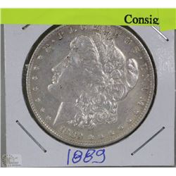 USA 1889 MORGAN DOLLAR "CC" COIN