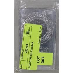 10-OZ PURE SILVER BAR
