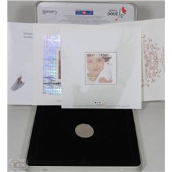 HOLOGRAM 2000 COIN AND STAMP SET BY RCM IN CASE