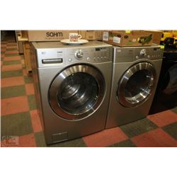 LG TROMM S/S WASHER AND DRYER SET WITH ULTRA