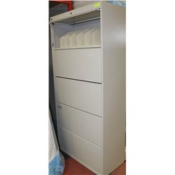 LATERAL FILING CABINET 5 DOOR  36"X17"X78"H