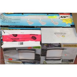 LOT OF 4 LIGHT FIXTURES (2 OUTDOOR FIXTURES & 2