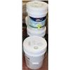 Image 1 : LOT OF 4 18L BUCKETS OF PAINT - GREYISH TONES