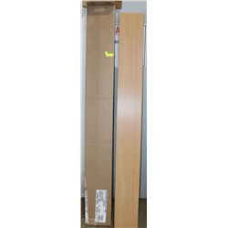1.6X6.8 NEW WOODEN HEMLOCK BI FOLD DOOR