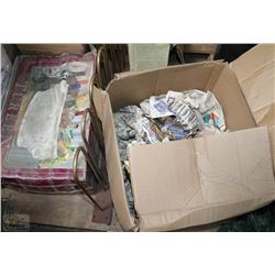 LARGE LOT OF GLASSES & MISC INCL MARGARITA GLASSES