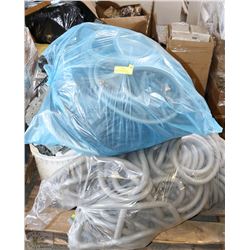 PALLET OF DECKING JOIST HANGERS, INSULATION FOAMS