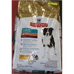 SCIENCE DIET 30LB DOG FOOD EXP 2018