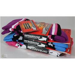 3 PACK LADIES  INFRARED SOCKS