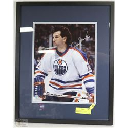 11X14 AUTOGRAPHED DAVE SEMENKO OILERS LIMITED