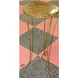 12" ROUND METAL TABLE