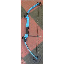 BLUE RIGHT HANDED GENESIS PRACTICE BOW AS THEY COME-
