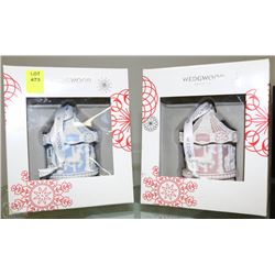 NEW IN BOX WEDGWOOD JASPERWARE CHRISTMAS ORNAMENT