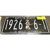 Image 1 : 78) MARILYN MONROE NEW TIN LICENSE PLATE