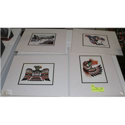 RICHARD SHORTY 4PC PRINT SET