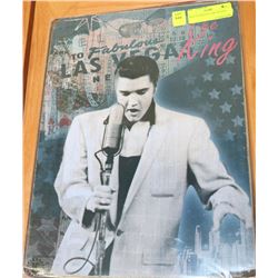 76) ELVIS PRESLEY NEW TIN SIGN