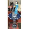 Image 1 : LARGE CERAMIC PAINTED FOUNTAIN WITH GIRL STATUE